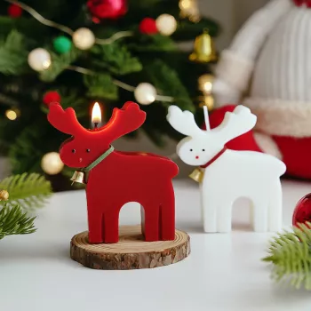 Elk Scented Candle: Cozy Christmas Decor & Gifting