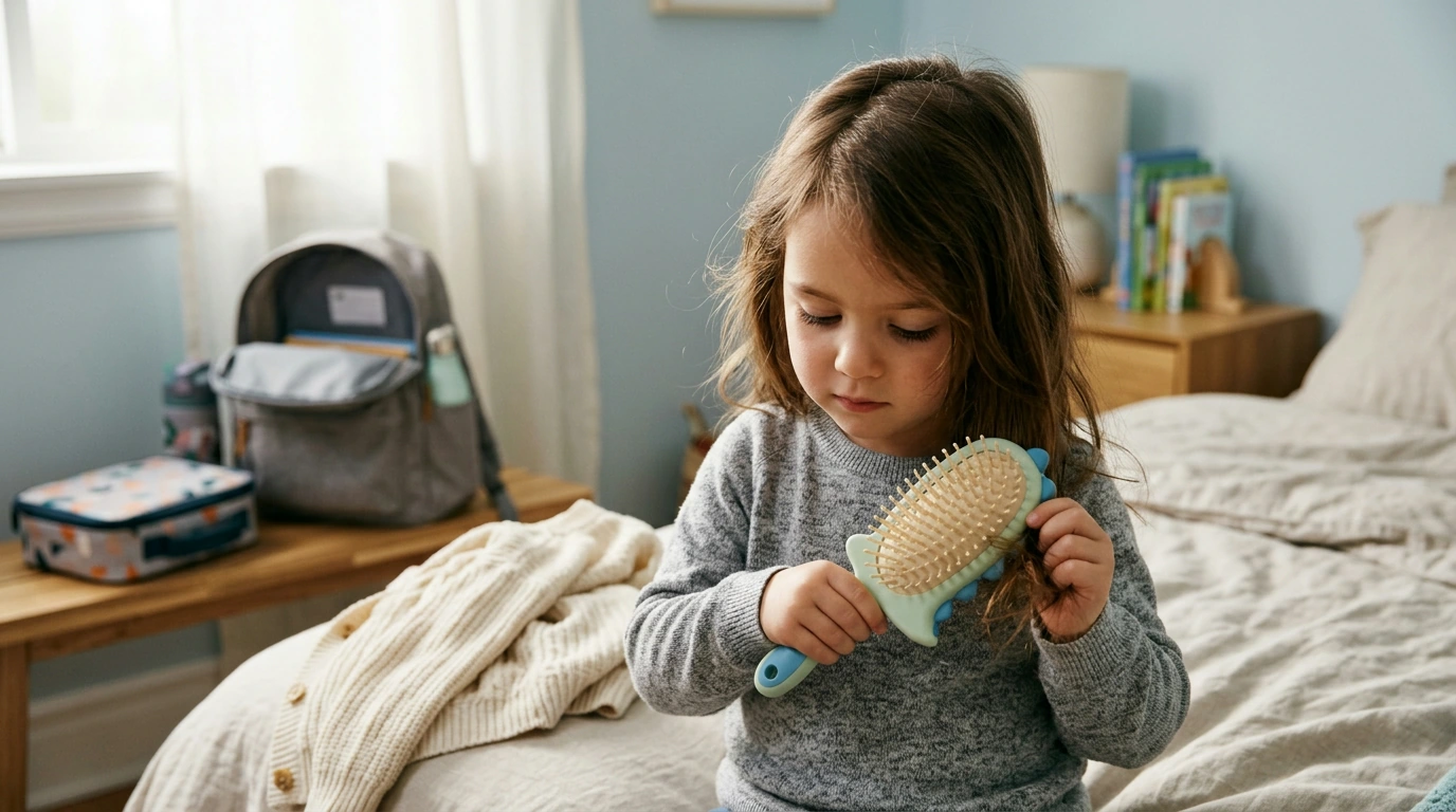 Cute Dinosaur Air Cushion Brush for Girls (Anti-Static)