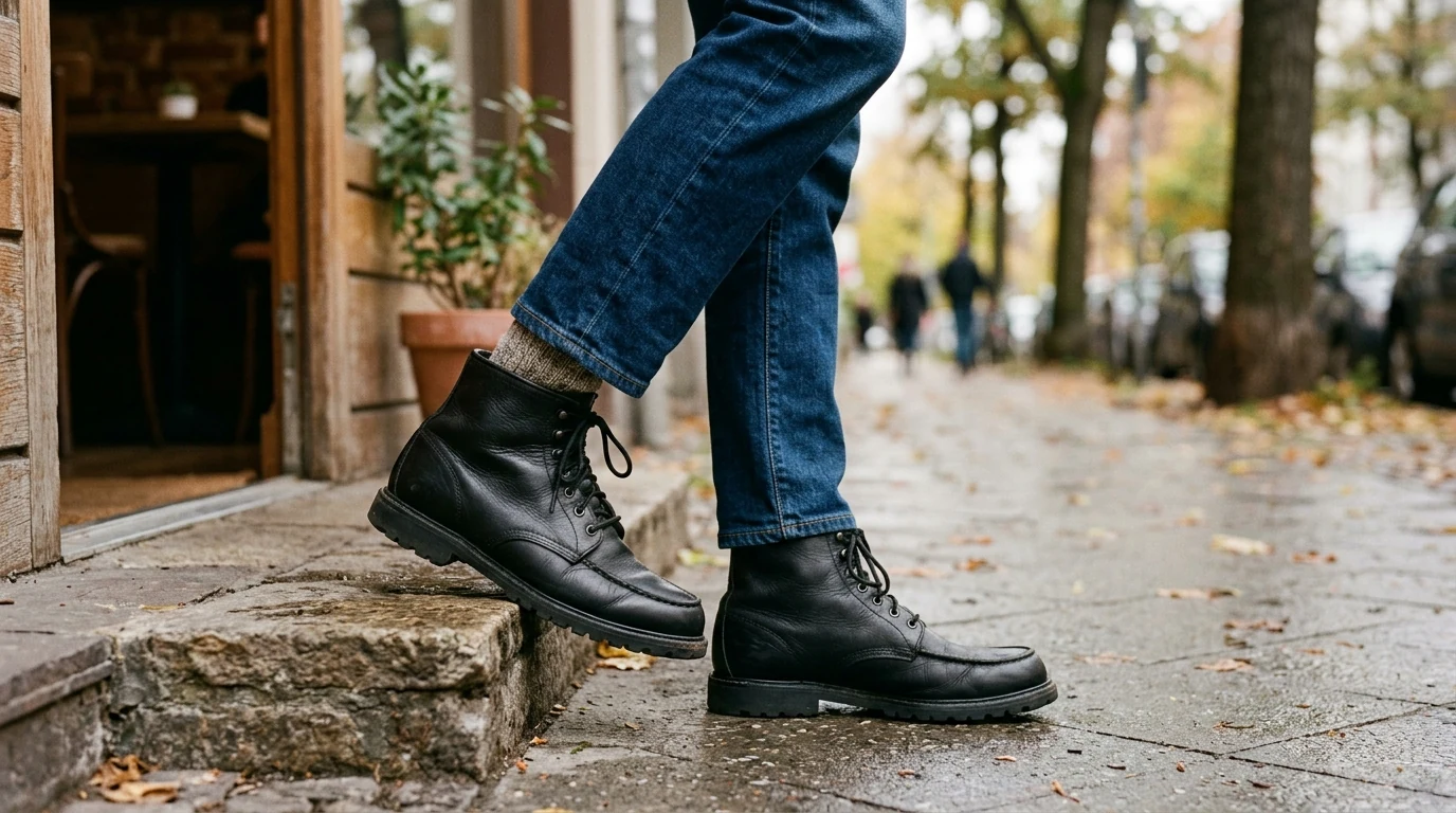 Dr. Martens Men’s Black Leather Moc-Toe Boots Guide