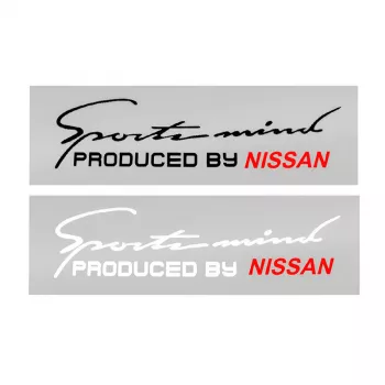 Nissan Emblem Eyebrow Stickers: Sharper Front-End Look